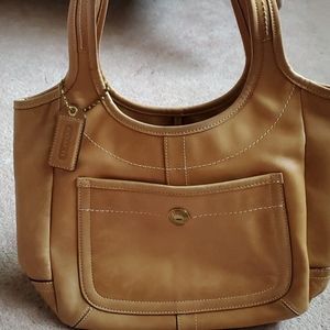 Coach tan leather Legacy purse